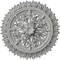 Ekena Millwork Lariah Ceiling Medallion (Fits Canopies up to 1 3/8"), 24 3/4"OD 1 3/8"ID x 3 1/4"P, Frost CM24LAFRF - alternate 1